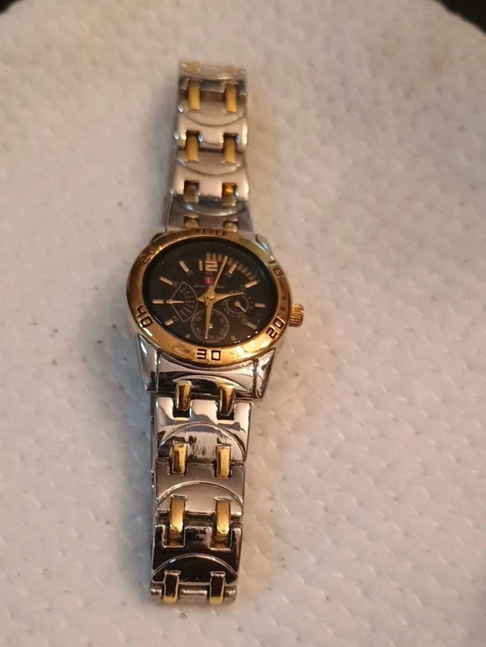 Luis Cardini Women's Two-Tone Gold/Silver Quartz Sport Watch